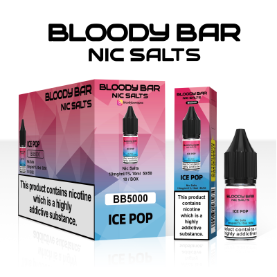 Bloody Bar Nic Salts 10mg 10ml BB5000 - Ice Pop